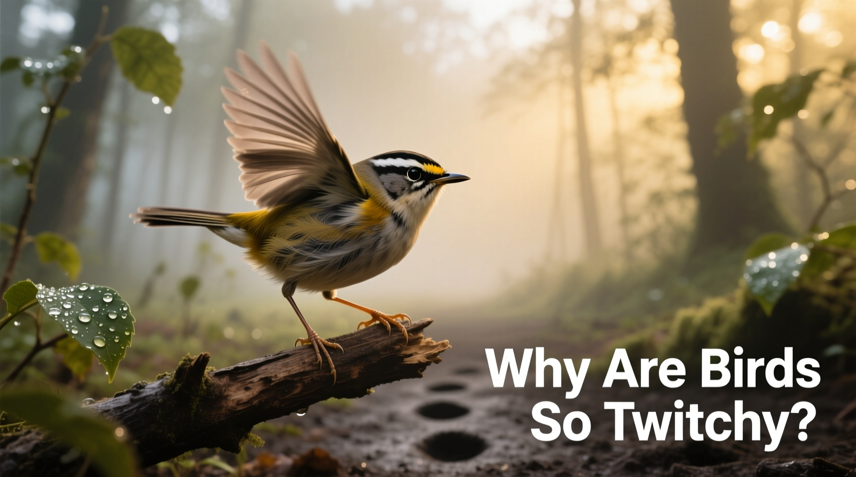 why are birds so twitchy understanding jerky bird movements