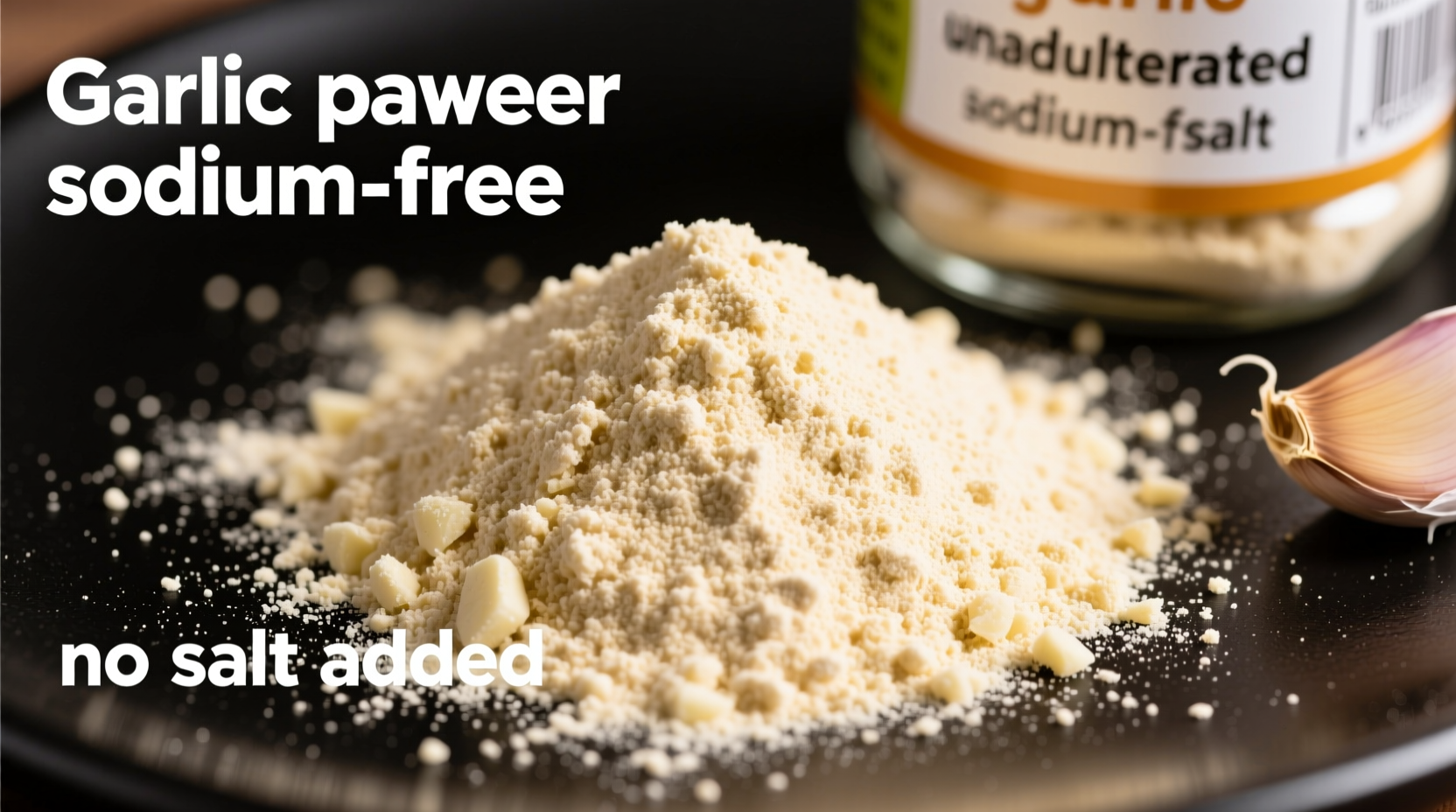 is there sodium in garlic powder