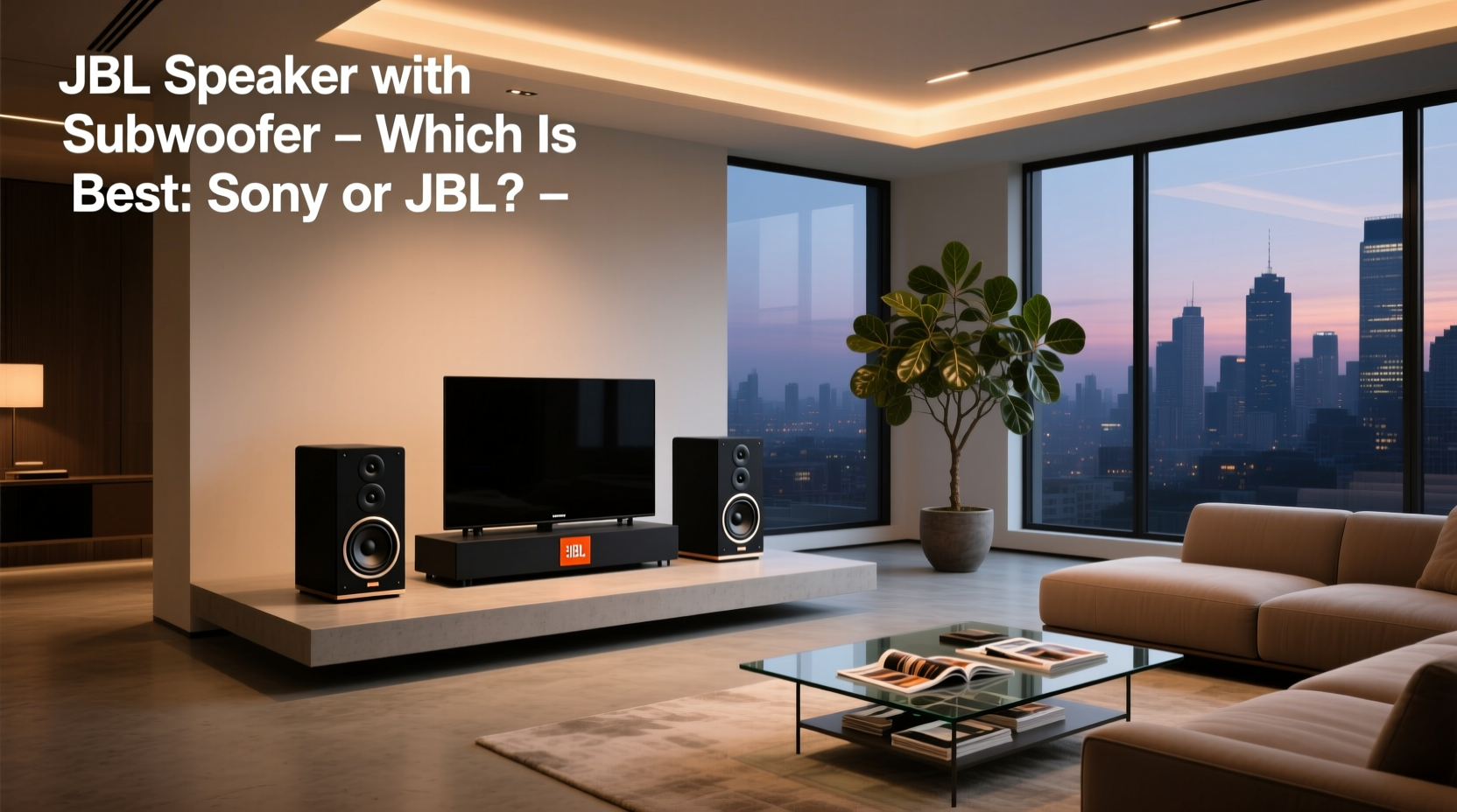 How to Choose Between JBL and Sony Speakers with Subwoofer