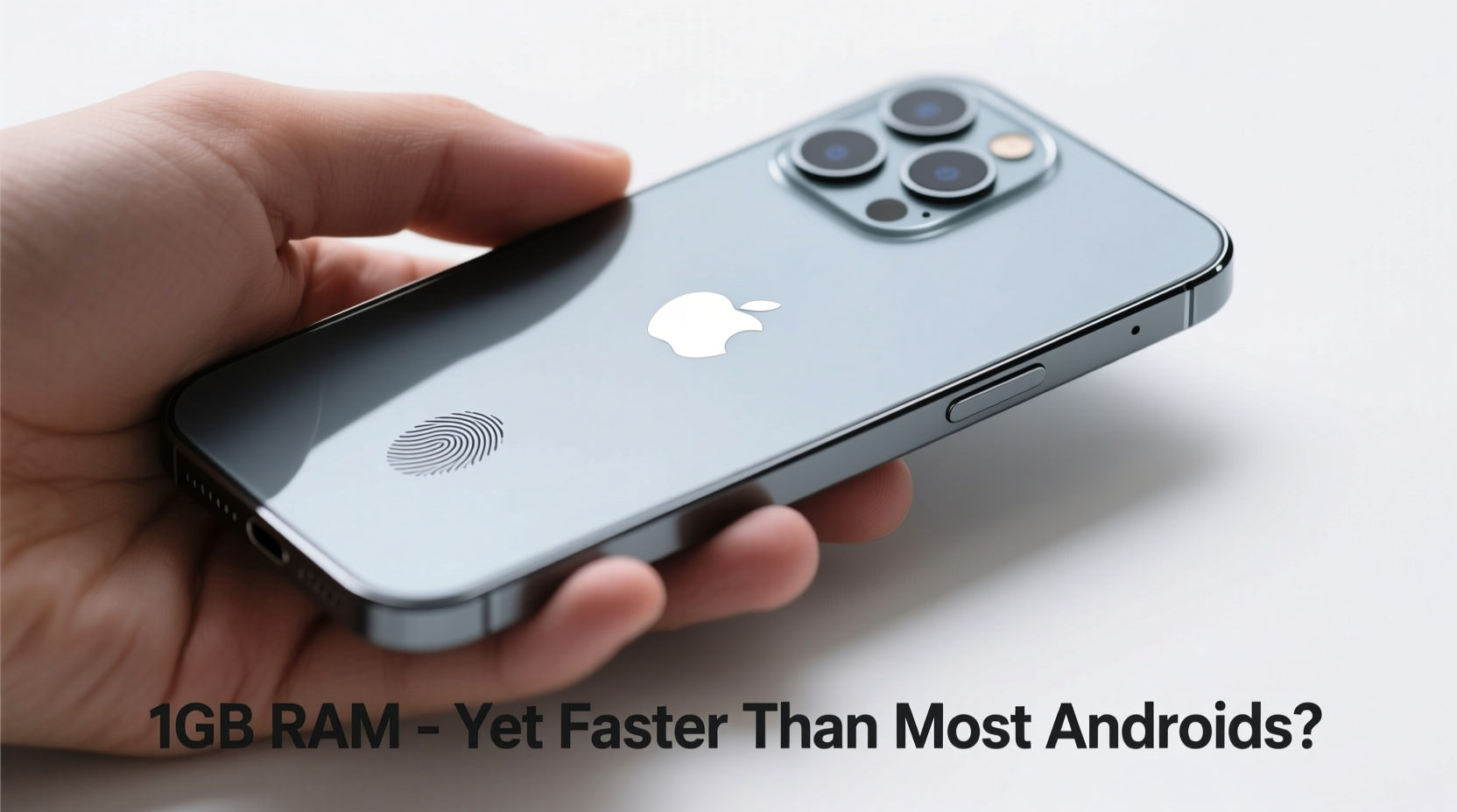 iphone only has 1gb ram why does it feel faster than my android