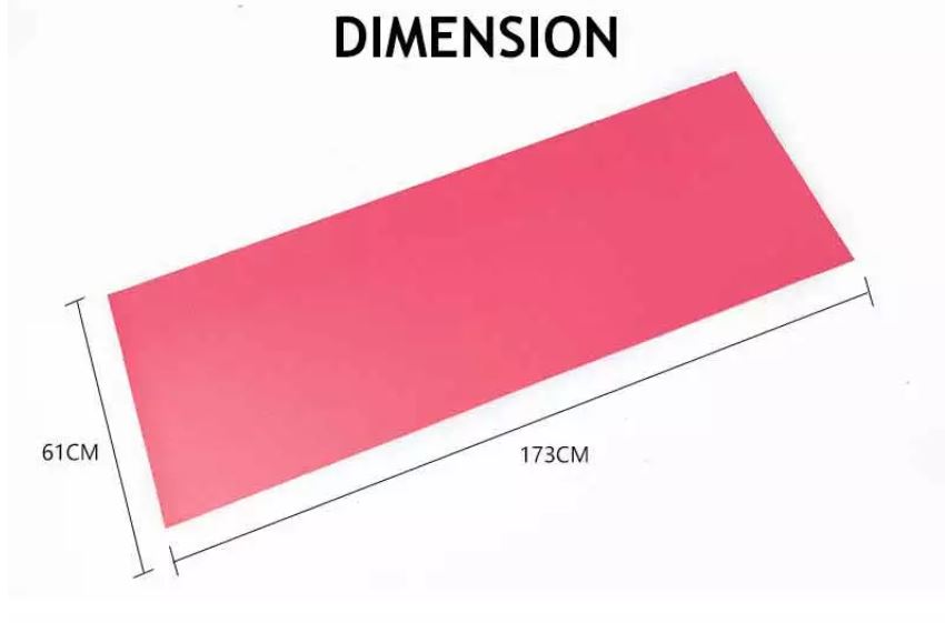 Cleaner Private Fitness Material Pvc Yoga Mat Eco Friendly 5mm 6mm 6