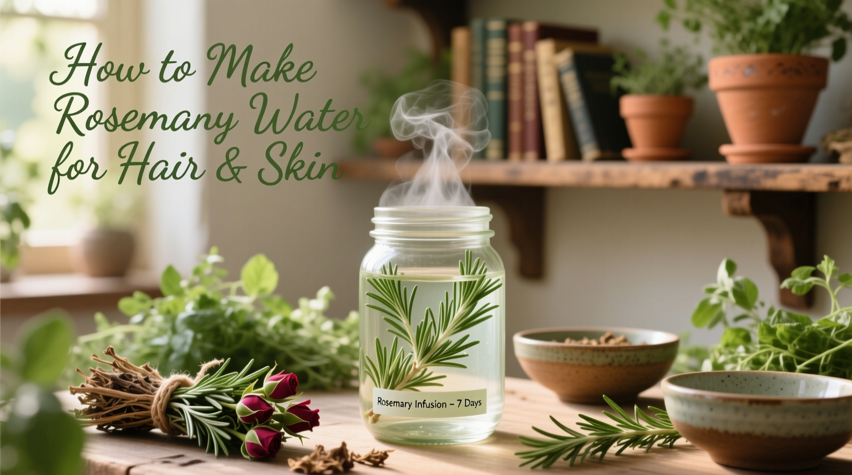 how do you make rosemary water