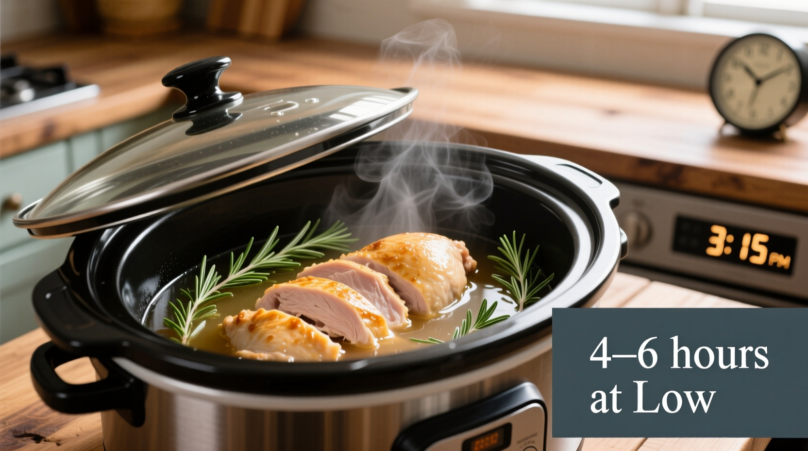 how long to slow cooker chicken breast