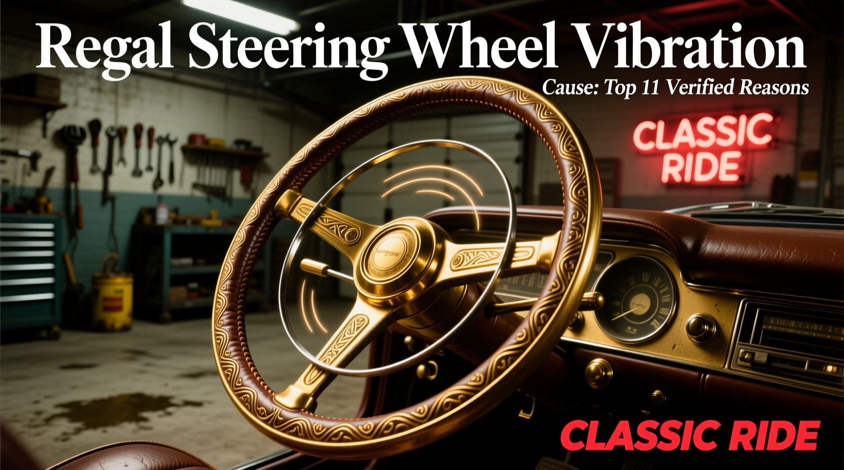 regal steering wheel vibration cause