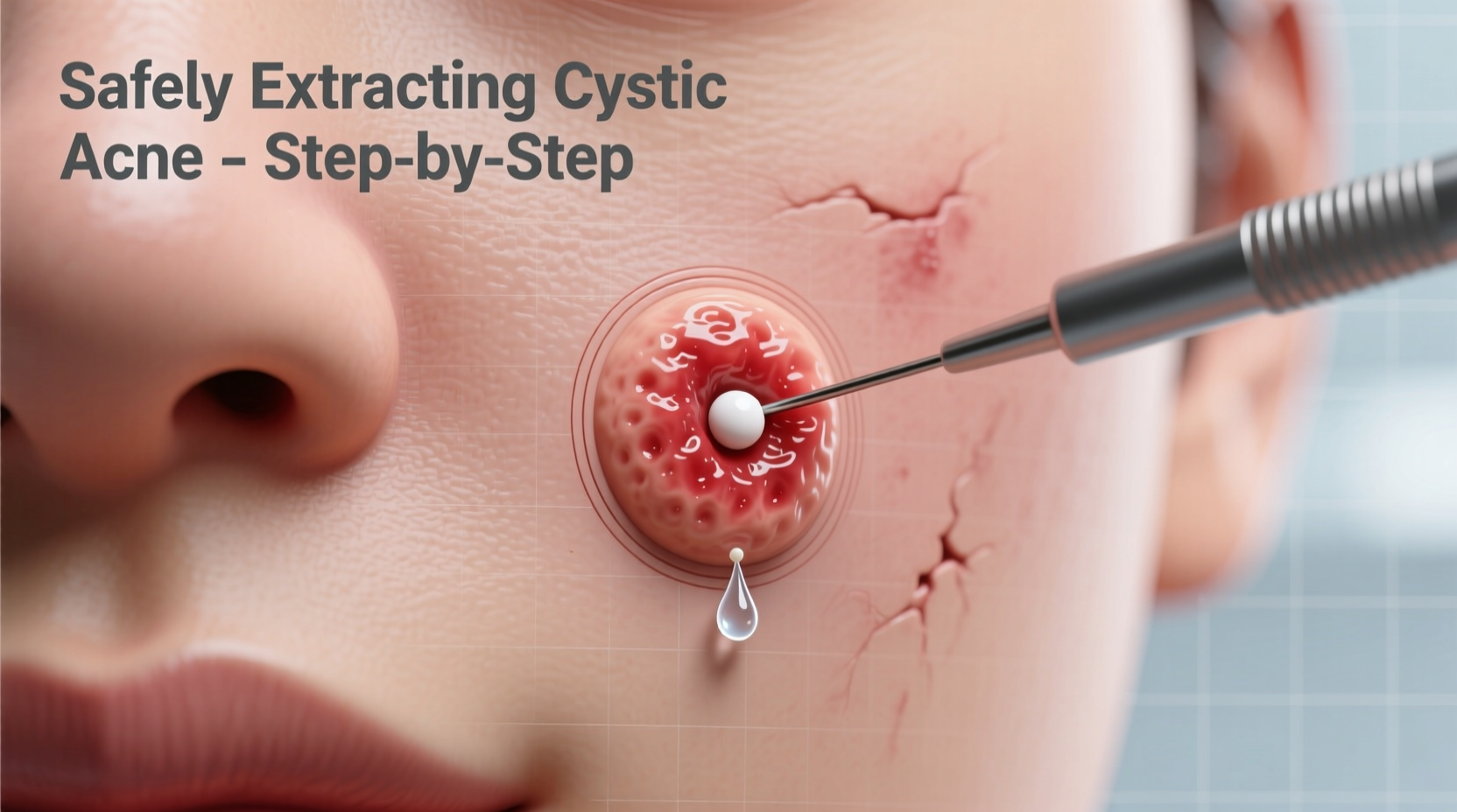 effective strategies to safely draw out a cystic pimple without causing damage