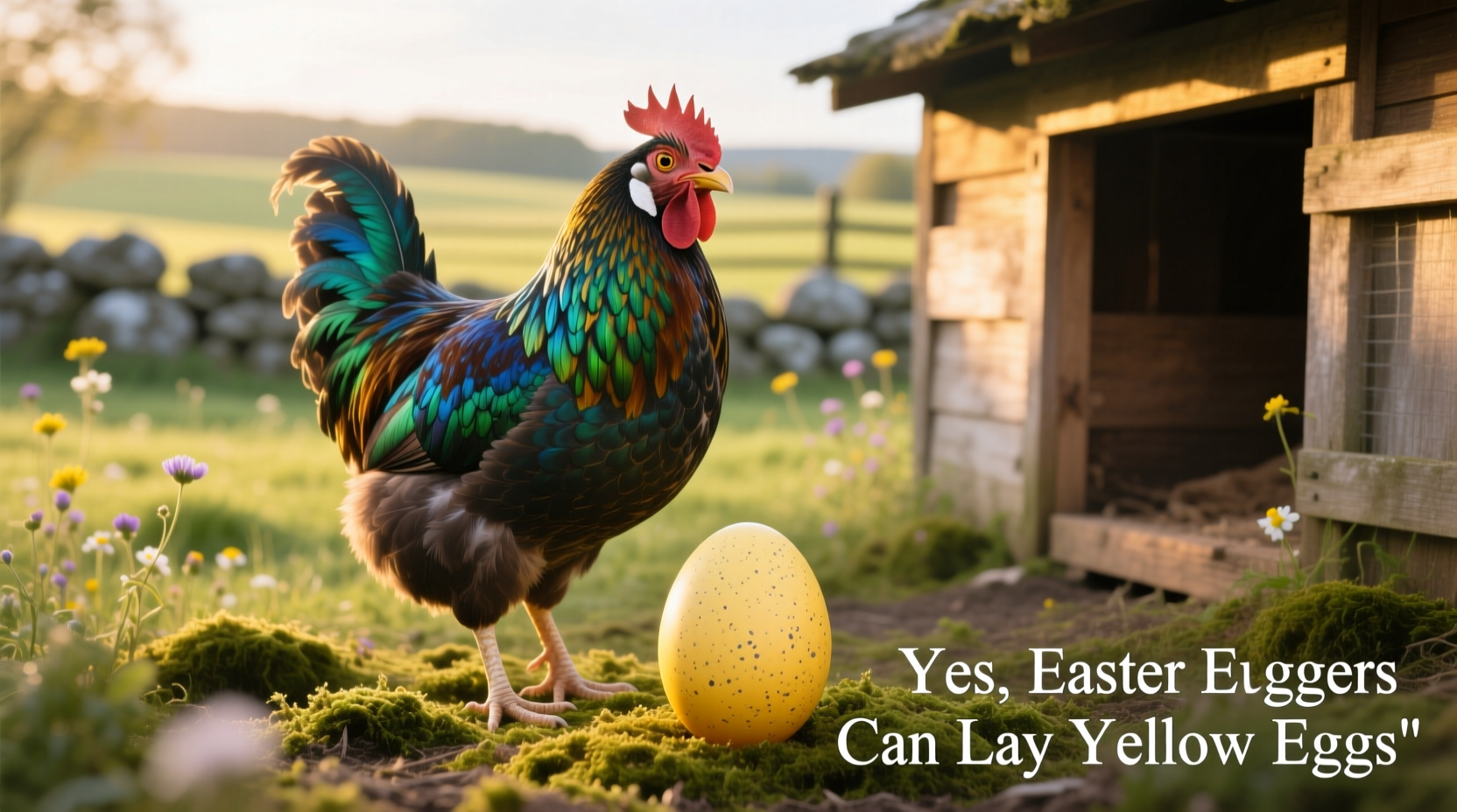 can easter eggers lay yellow eggs
