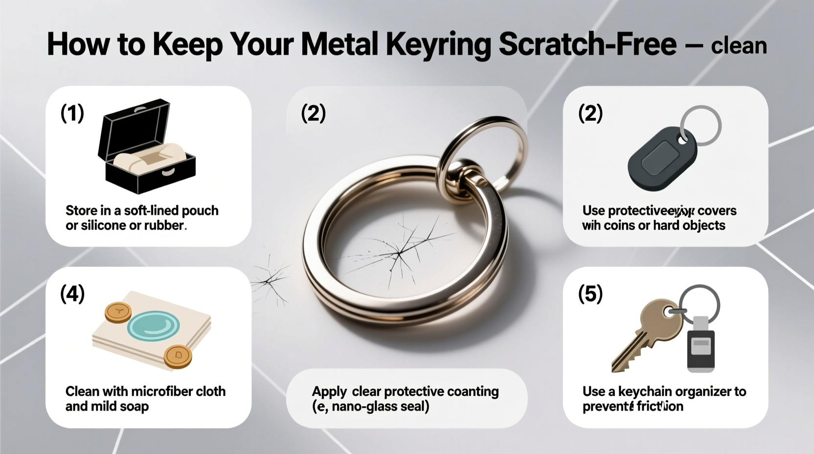 how to keep your metal keyring scratch free practical tips and protective solutions