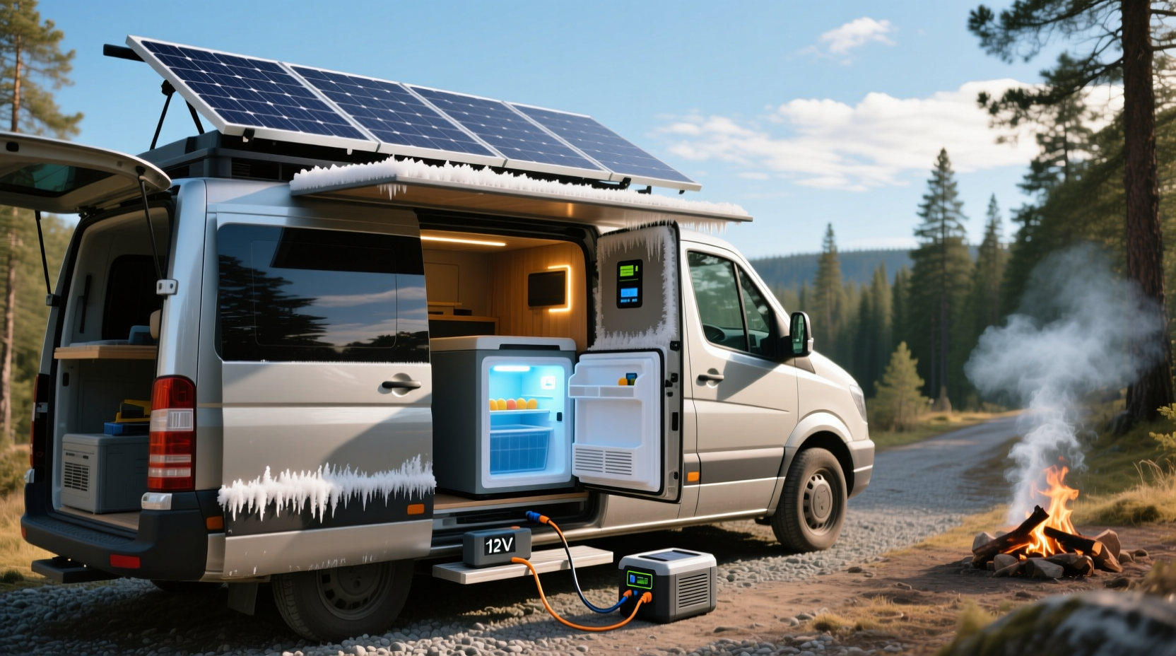 How to Choose Solar Panel Car Refrigerator Solar: How Much Solar to Run a 12V Fridge?