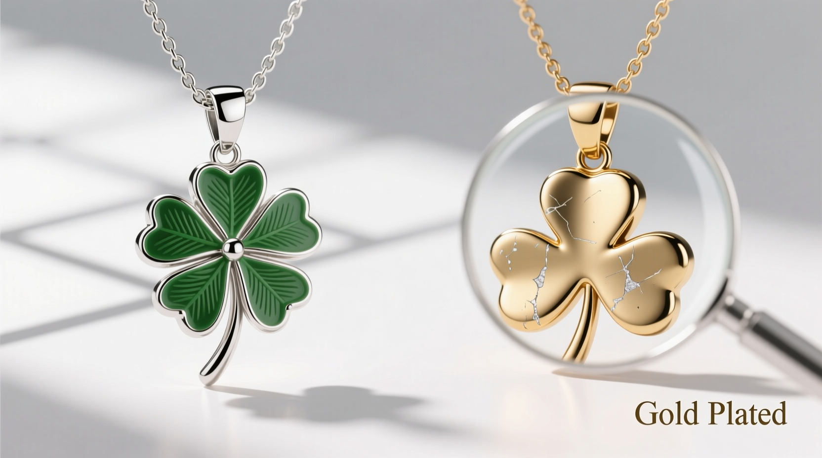 clover jewelry vs gold plated is the four leaf clover trend just a gold plated gimmick