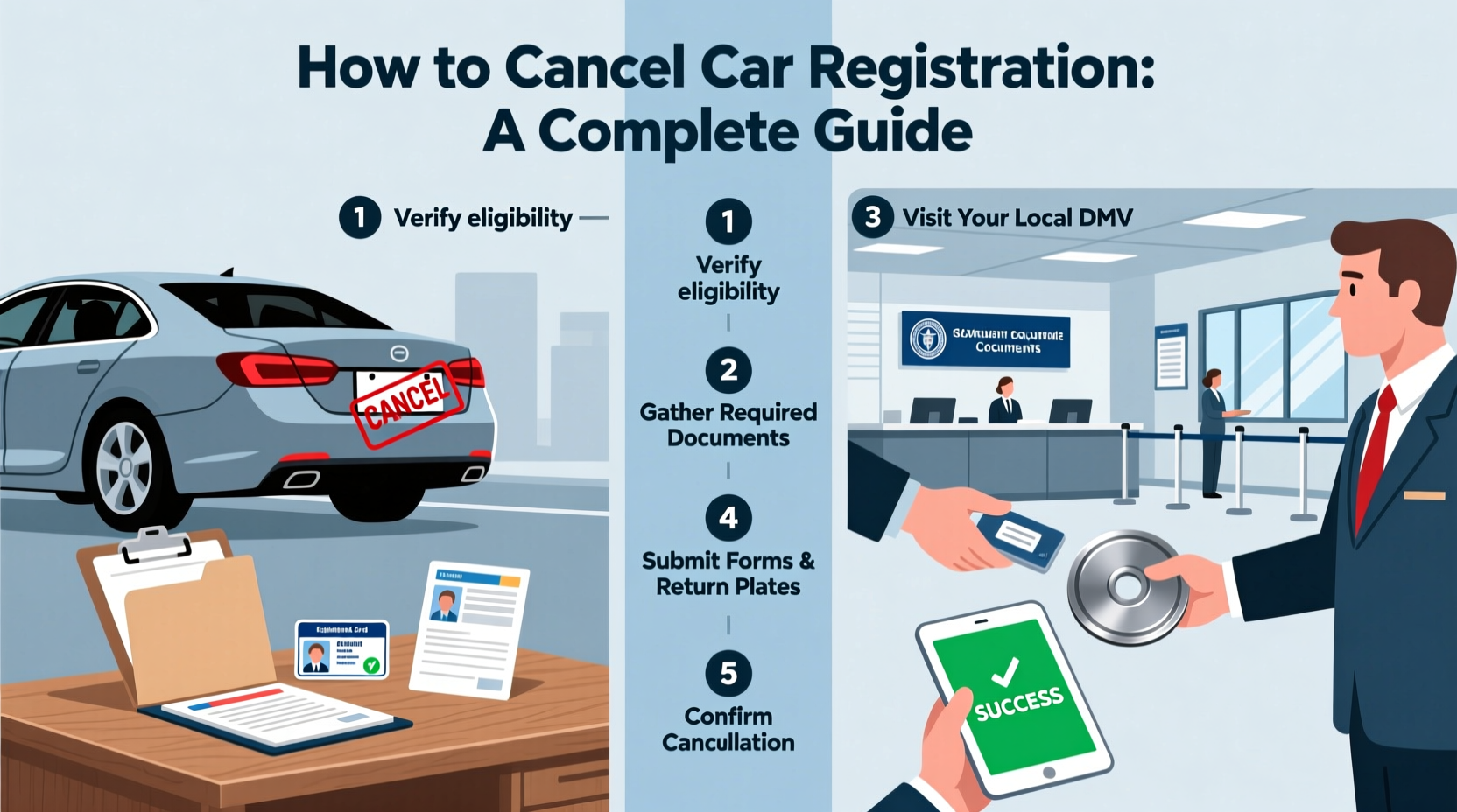 how do i cancel registration on my car