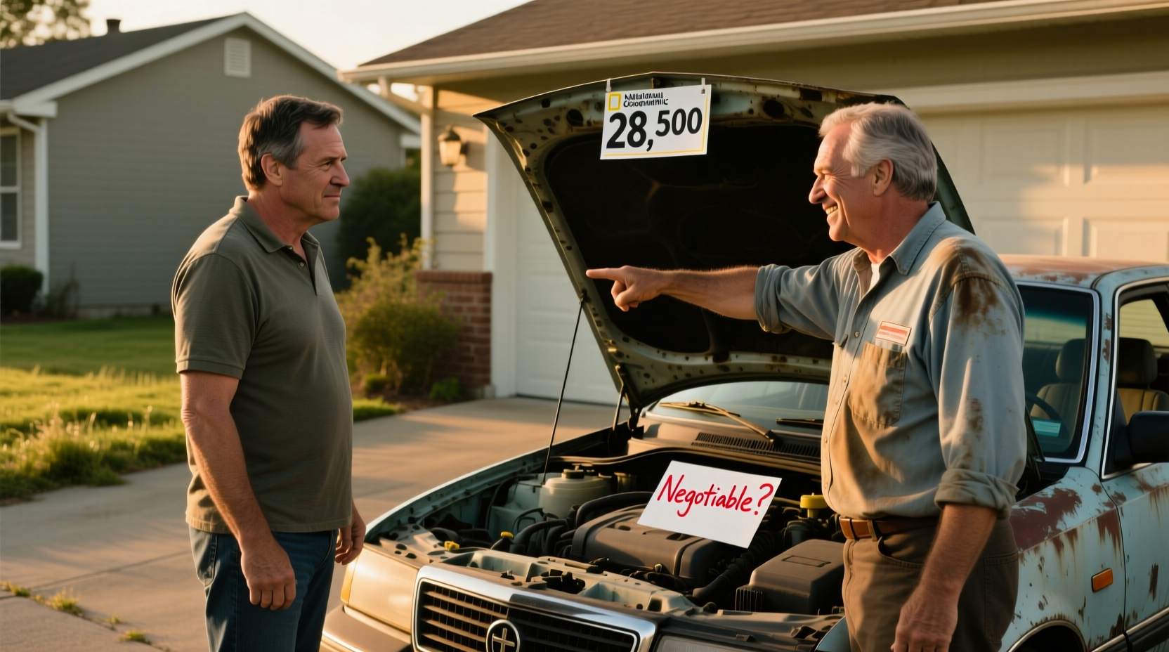 how much negotiation on a used car