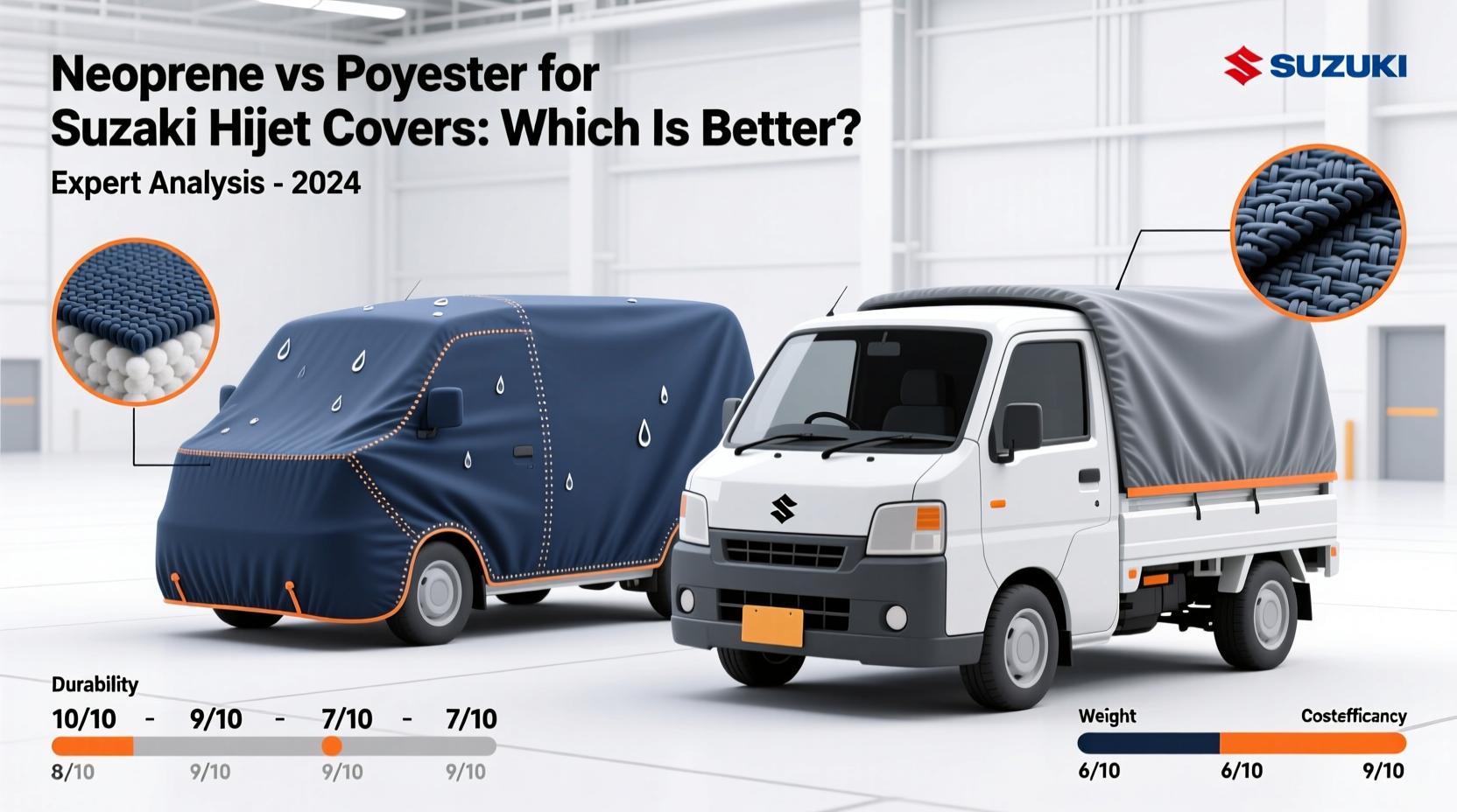 neoprene vs polyester hijet