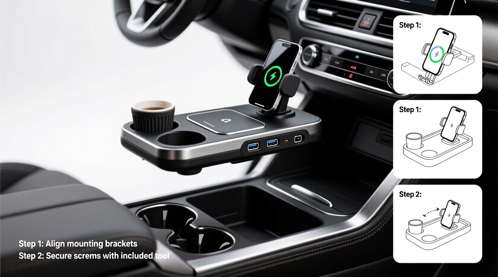 road trip arm rest console