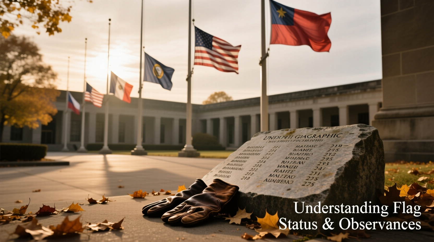 why are flags flying today understanding flag status observances