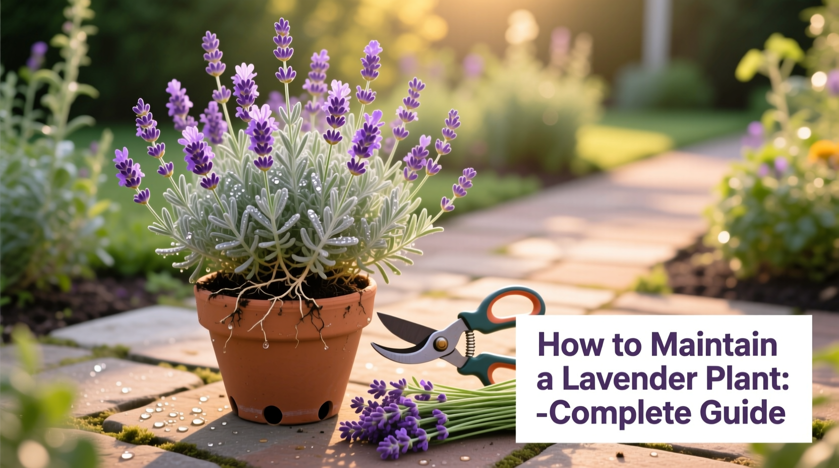 how to maintain a lavender plant