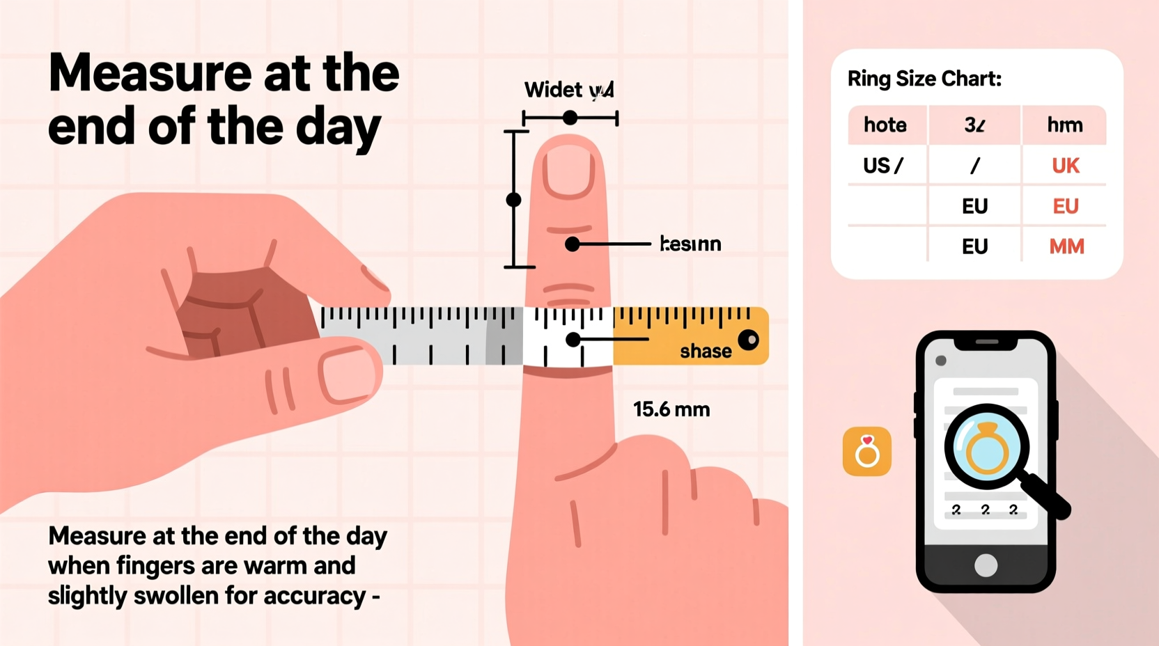 accurate guide how to measure your finger for a ring online at home