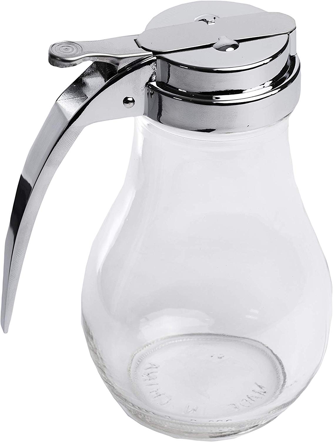 Eco-friendly High Quality Clear/Transparent Syrup Glass dispenser