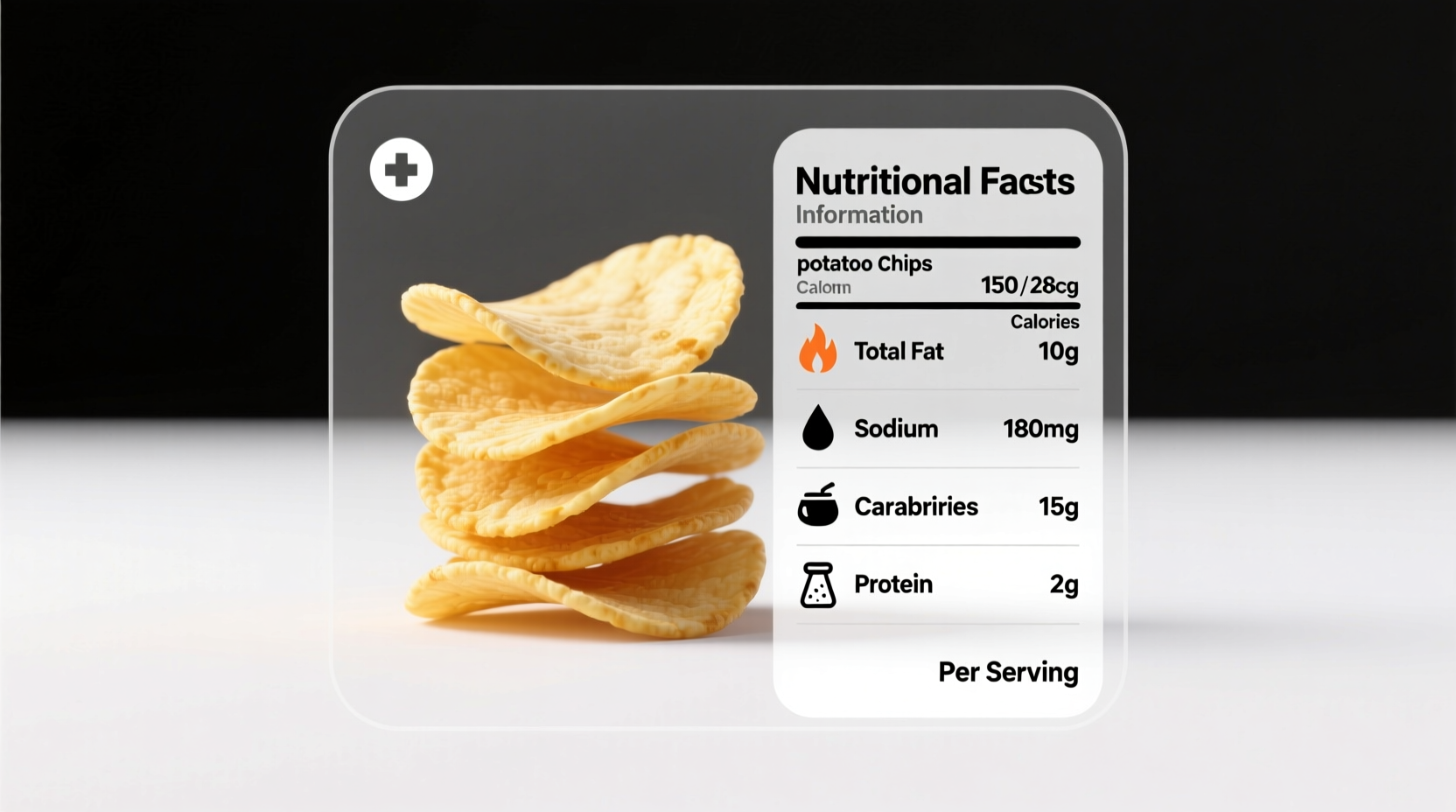 lays potato chips nutrition