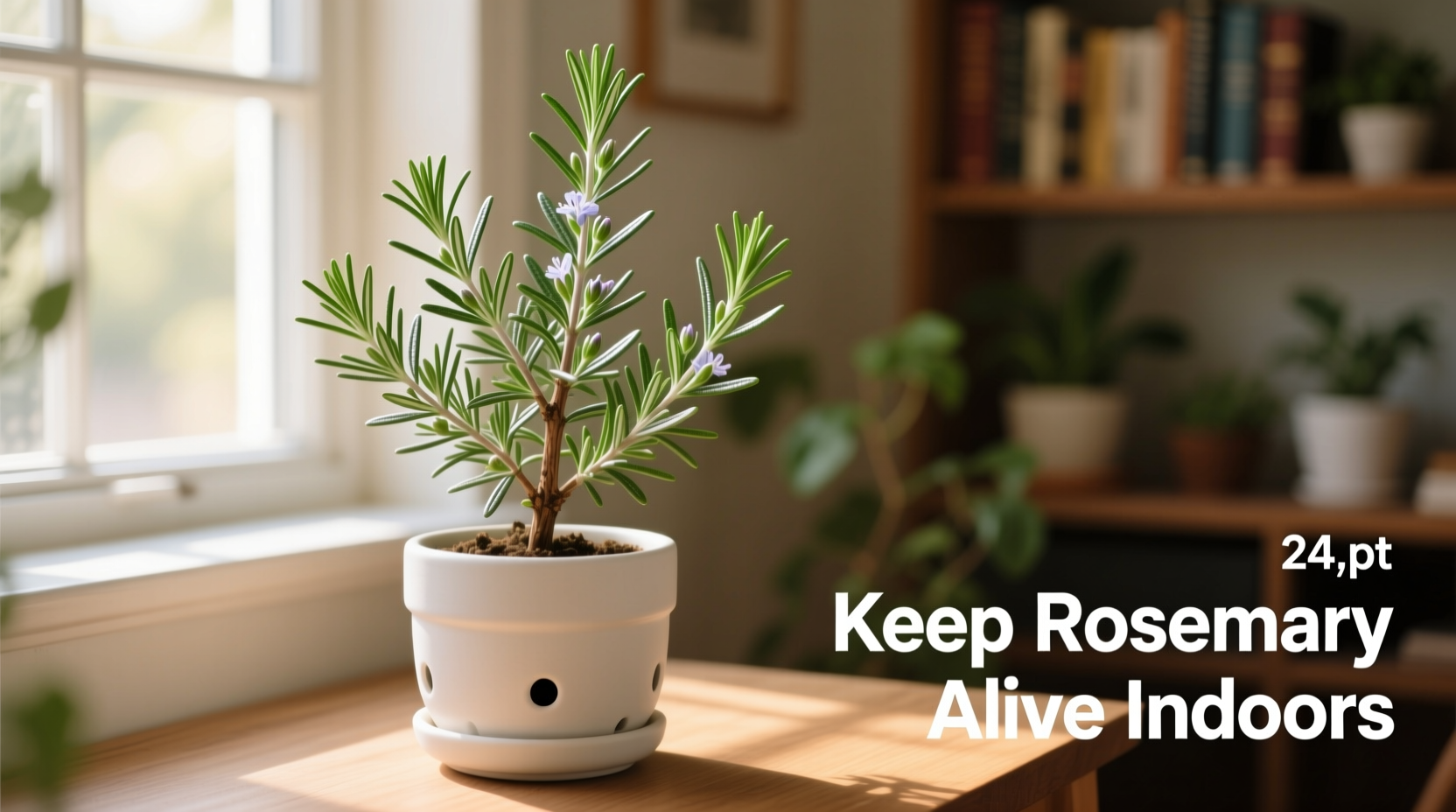 how to keep rosemary alive indoors