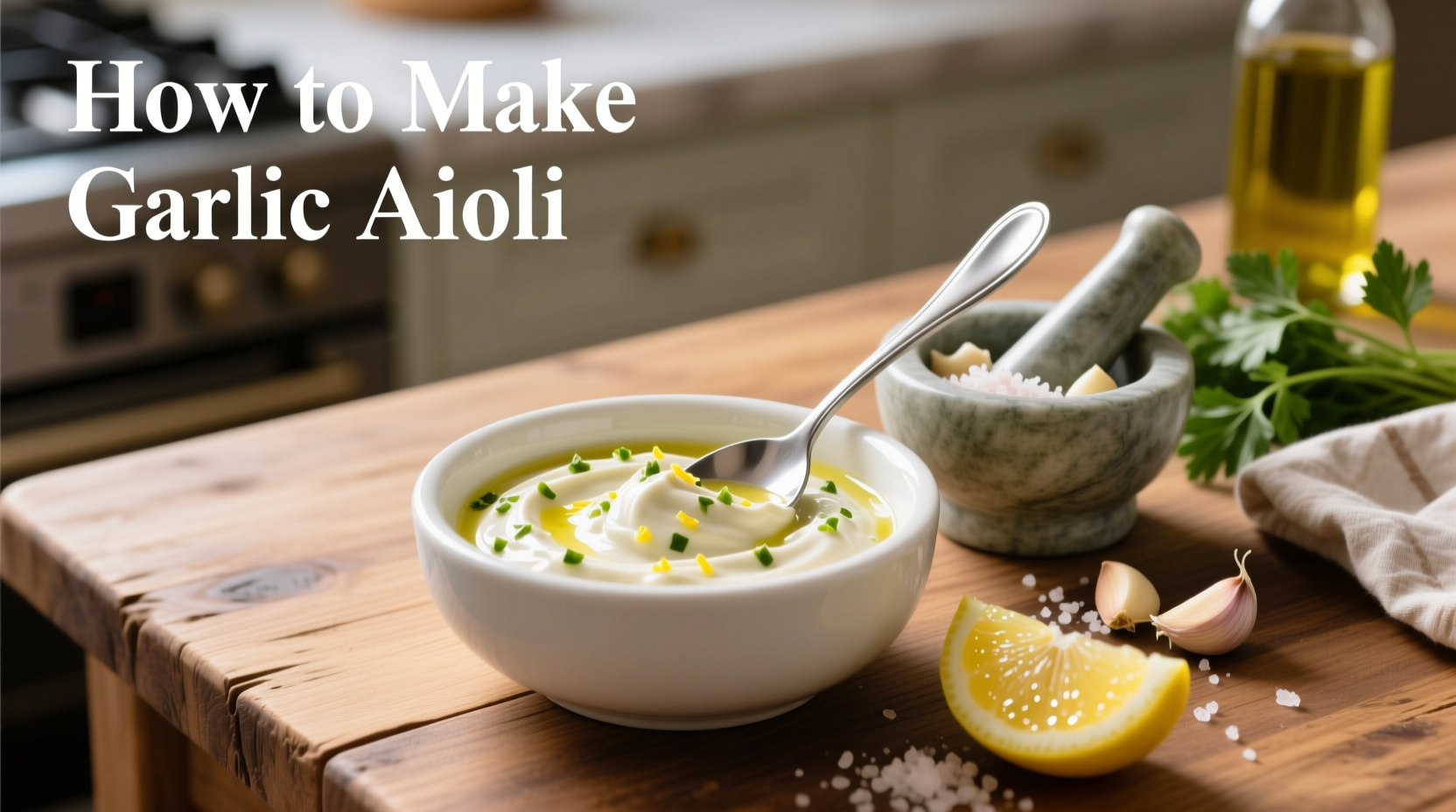 Authentic Garlic Aioli Recipe: Simple 4-Ingredient Method