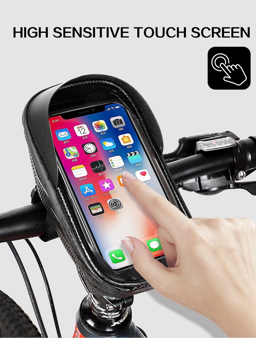WEST BIKING Waterproof Touch Screen Top Tube Bicycle Bag WBK0707241 Nairobi Kenya
