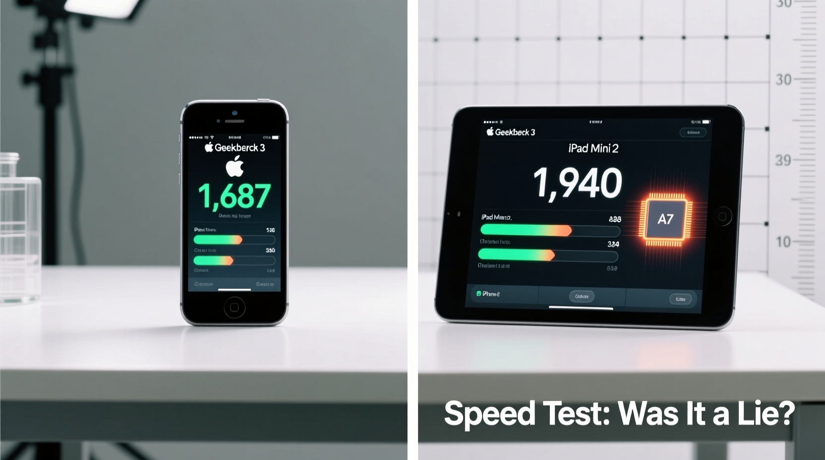 iphone 5s vs ipad mini 2 was the speed test a lie