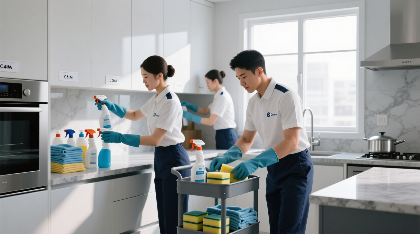 professional cleaners stop storing on counter