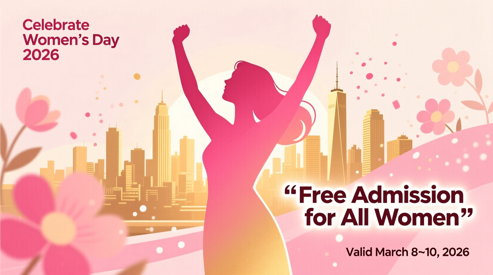womens day free admission