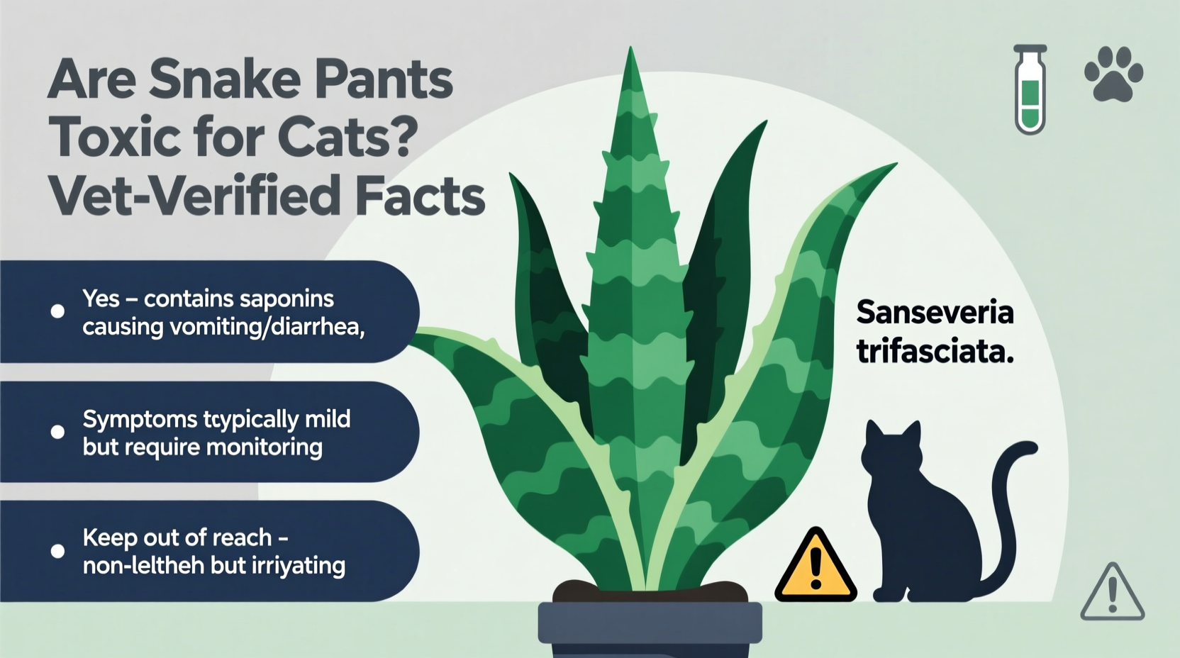 are snake plants toxic for cats