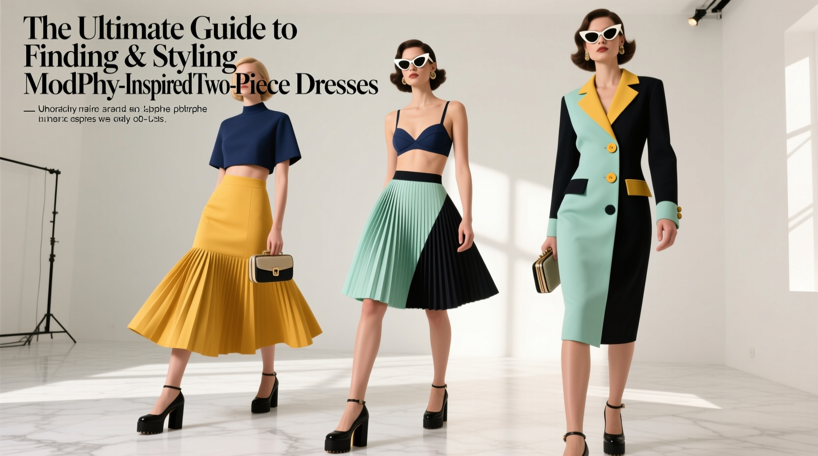the ultimate guide to finding and styling modphy inspired two piece dresses