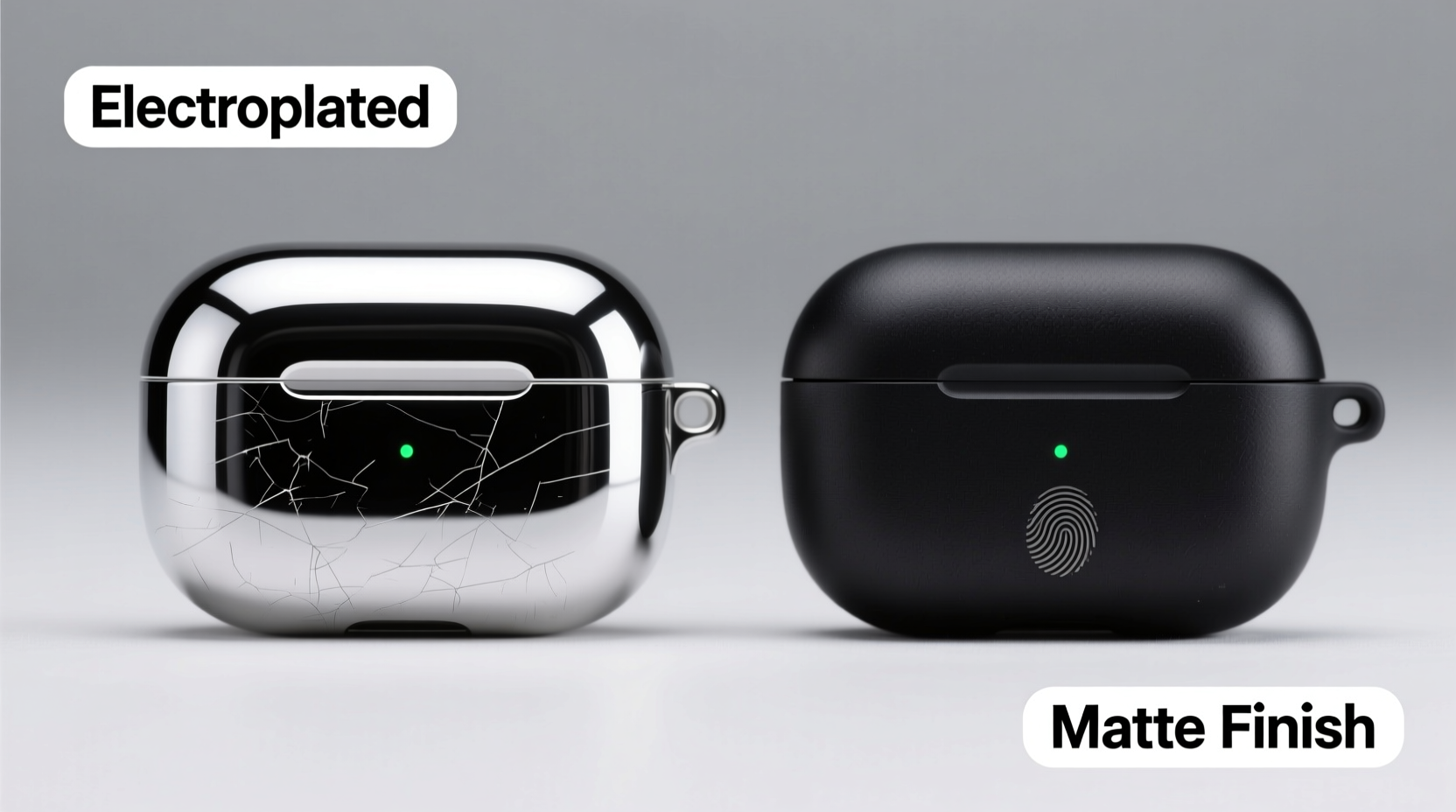 electroplated vs matte airpods pro case does the finish really matter for protection style