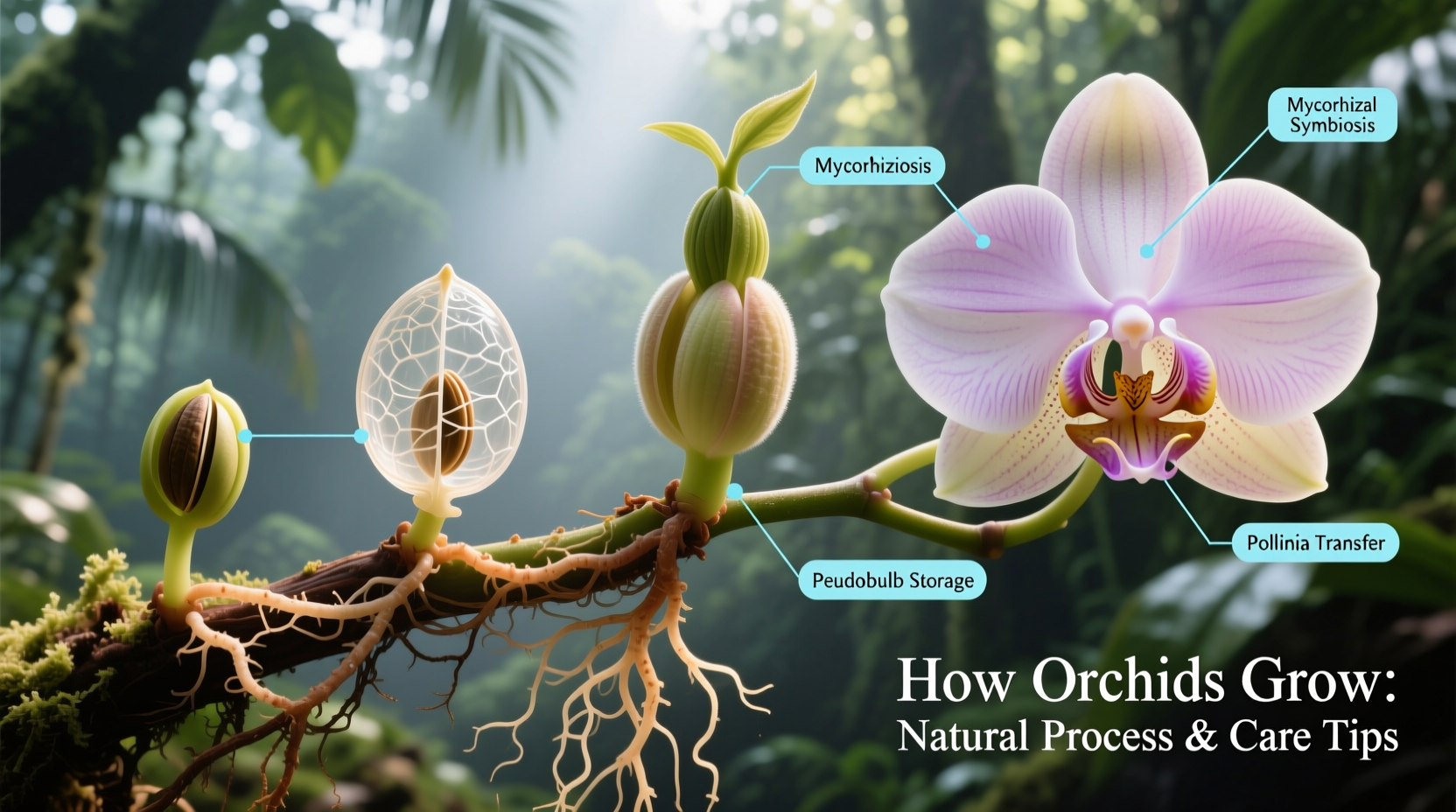 How Orchids Grow: Natural Process & Care Tips