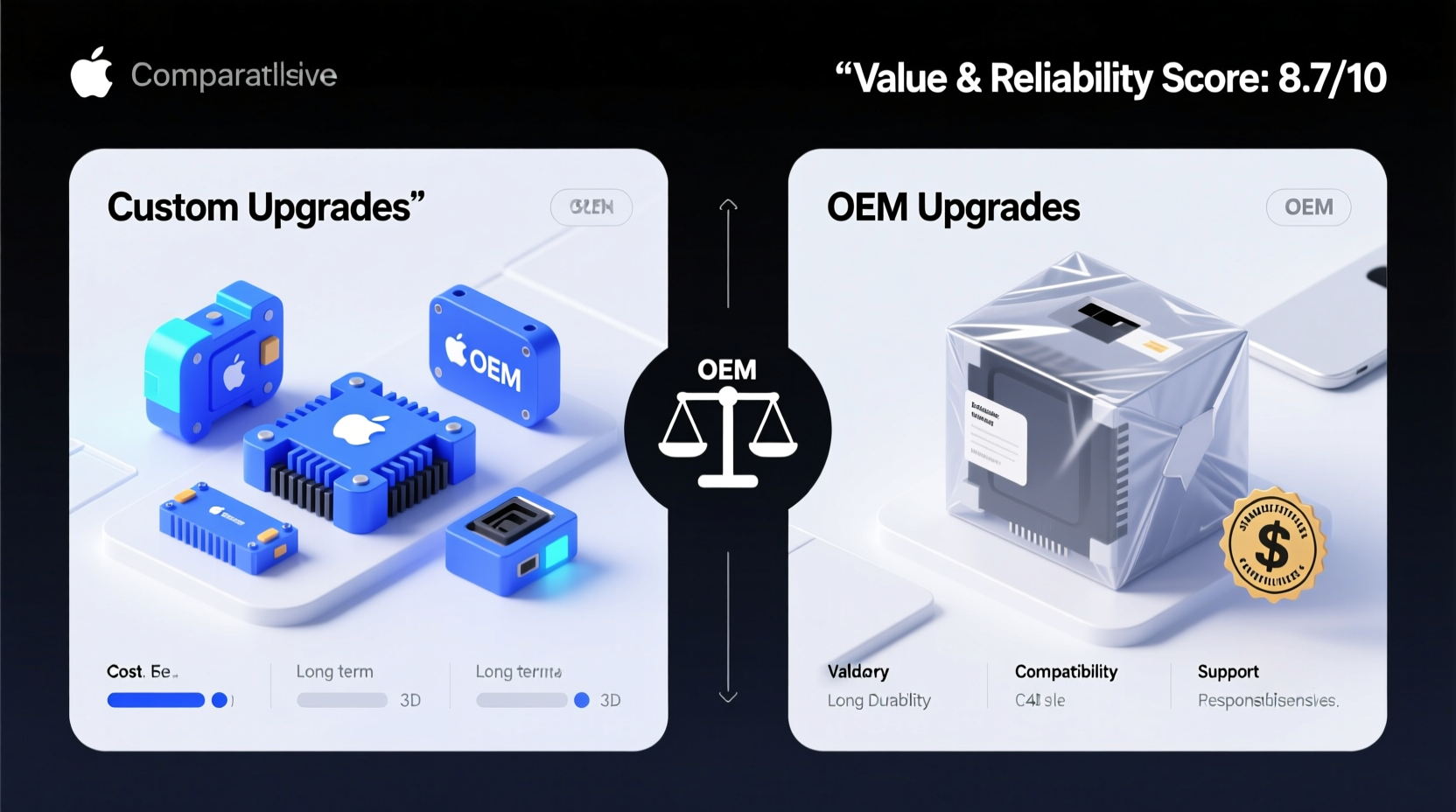 custom vs oem upgrades