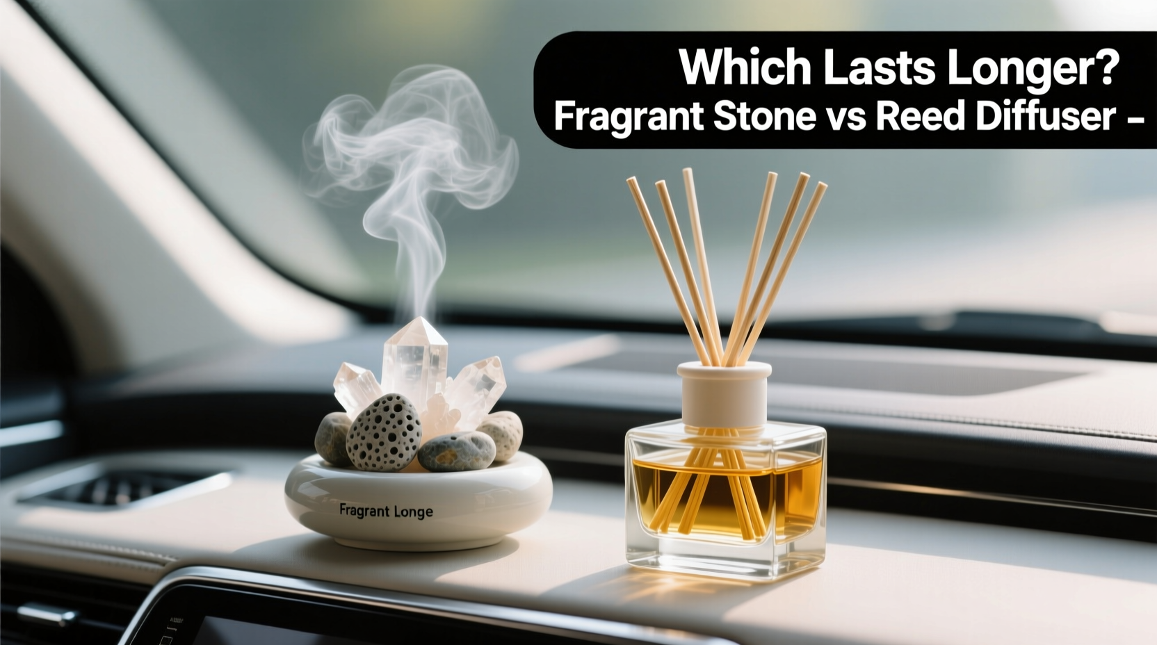 fragrant stone vs reed diffuser for cars which one actually keeps your car smelling good longer