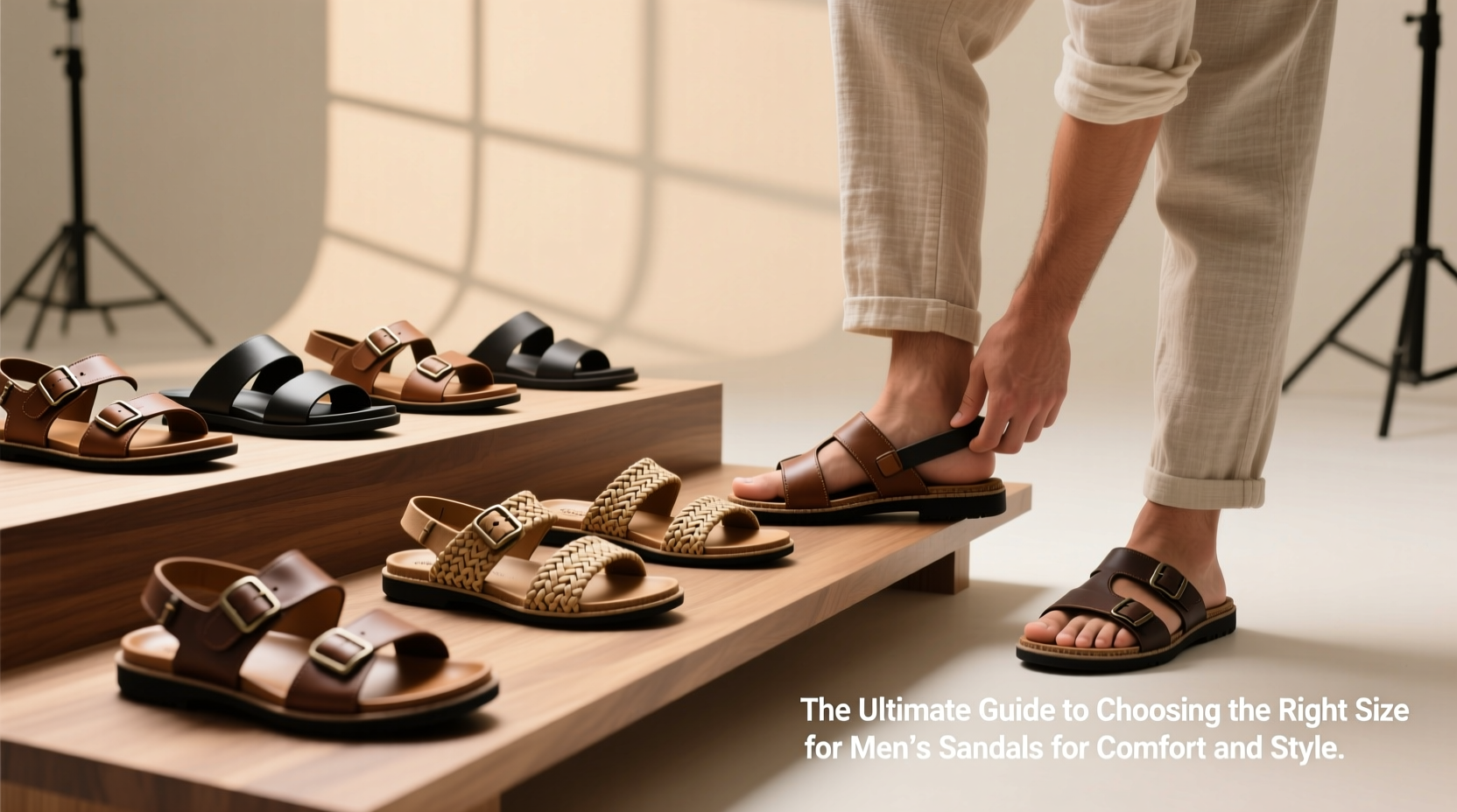 the ultimate guide to choosing the right size for mens sandals for comfort and style
