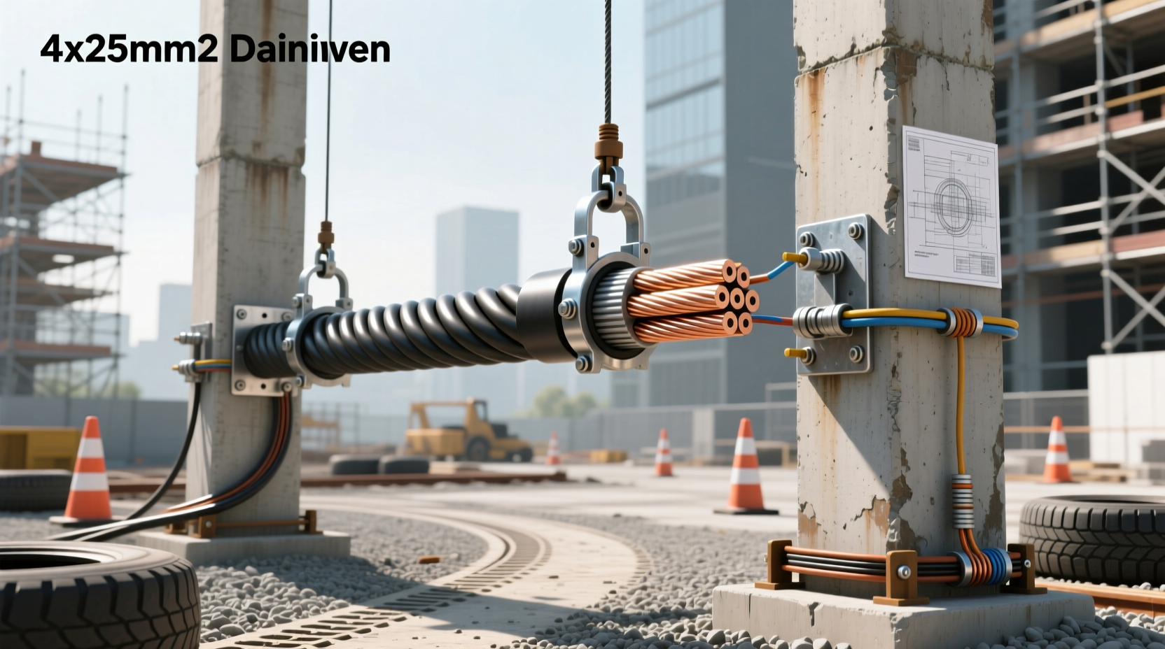 4x25mm² power cable guide what you actually need