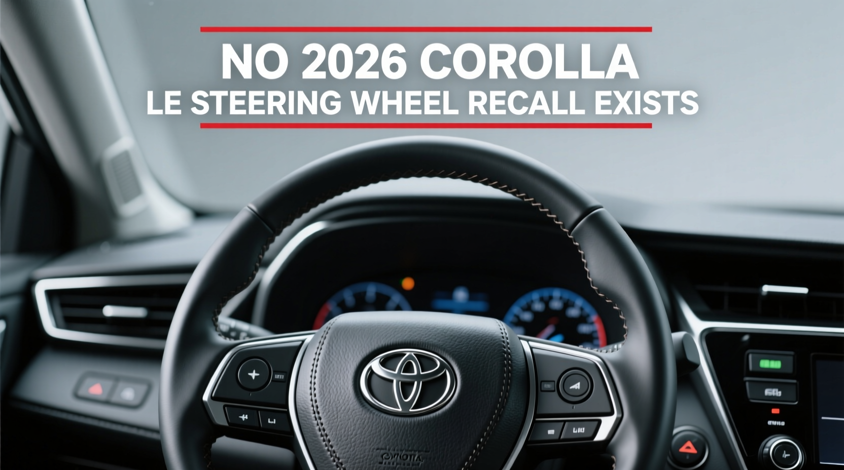corolla le steering wheel nhtsa recall 2026