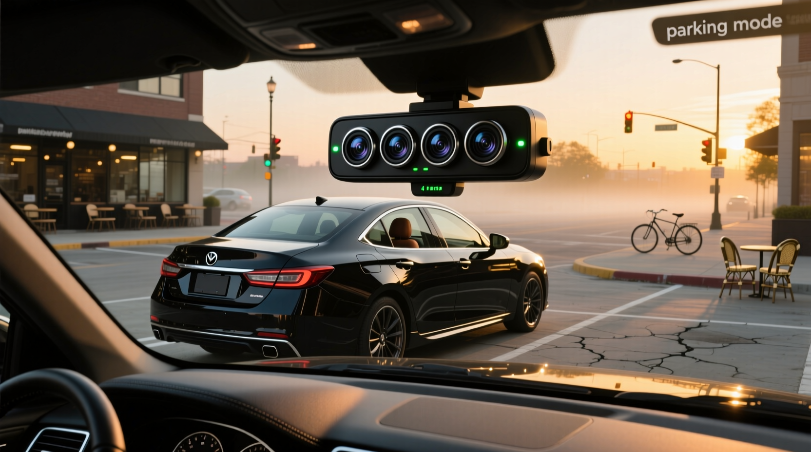 4 channel dash cam with parking mode guide