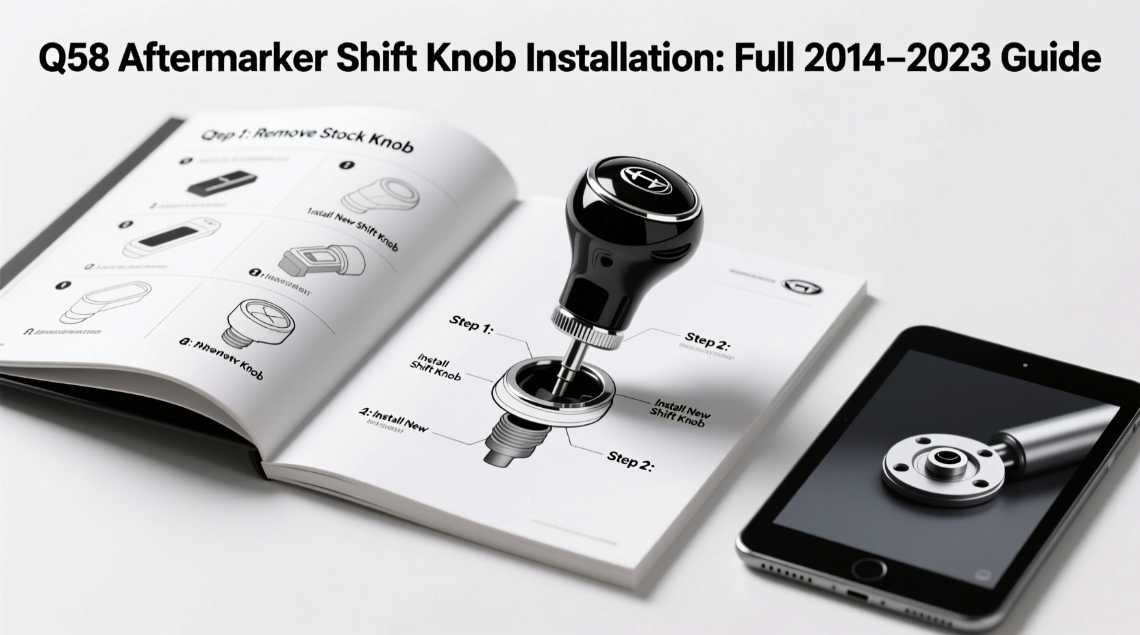 q50 aftermarket knob install