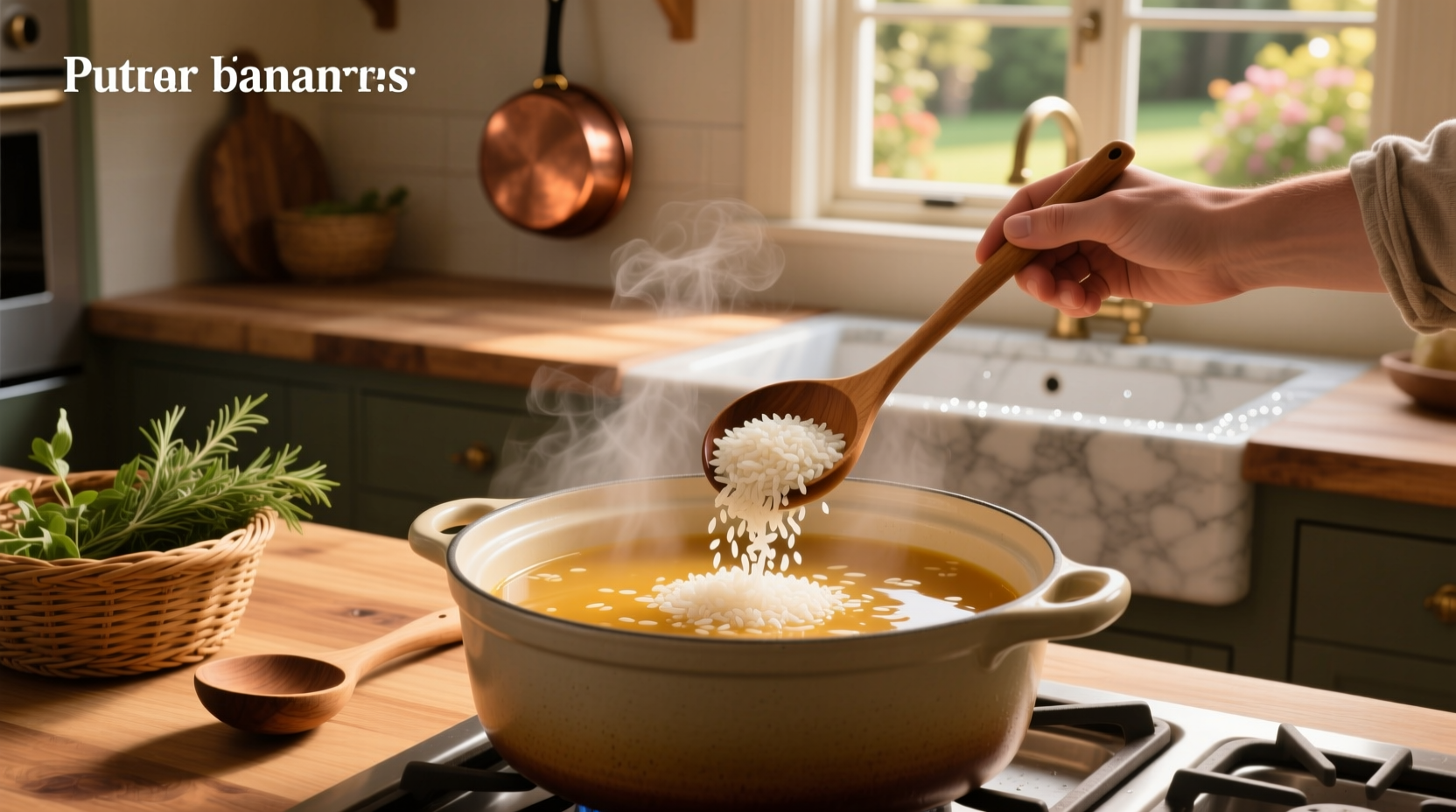 adding rice to soup texture tips