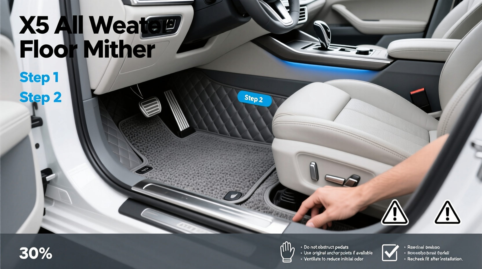 x5 all weather floor mats buying guide: how to choose the right fit
