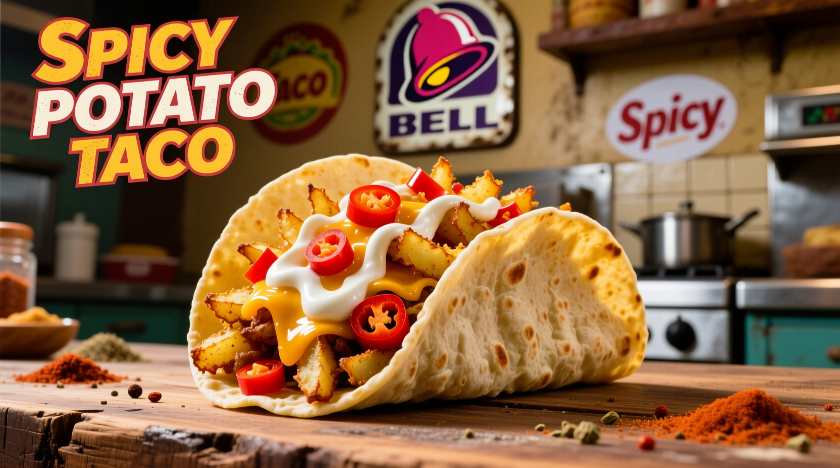 Authentic Taco Bell Spicy Potato Taco Recipe Copycat