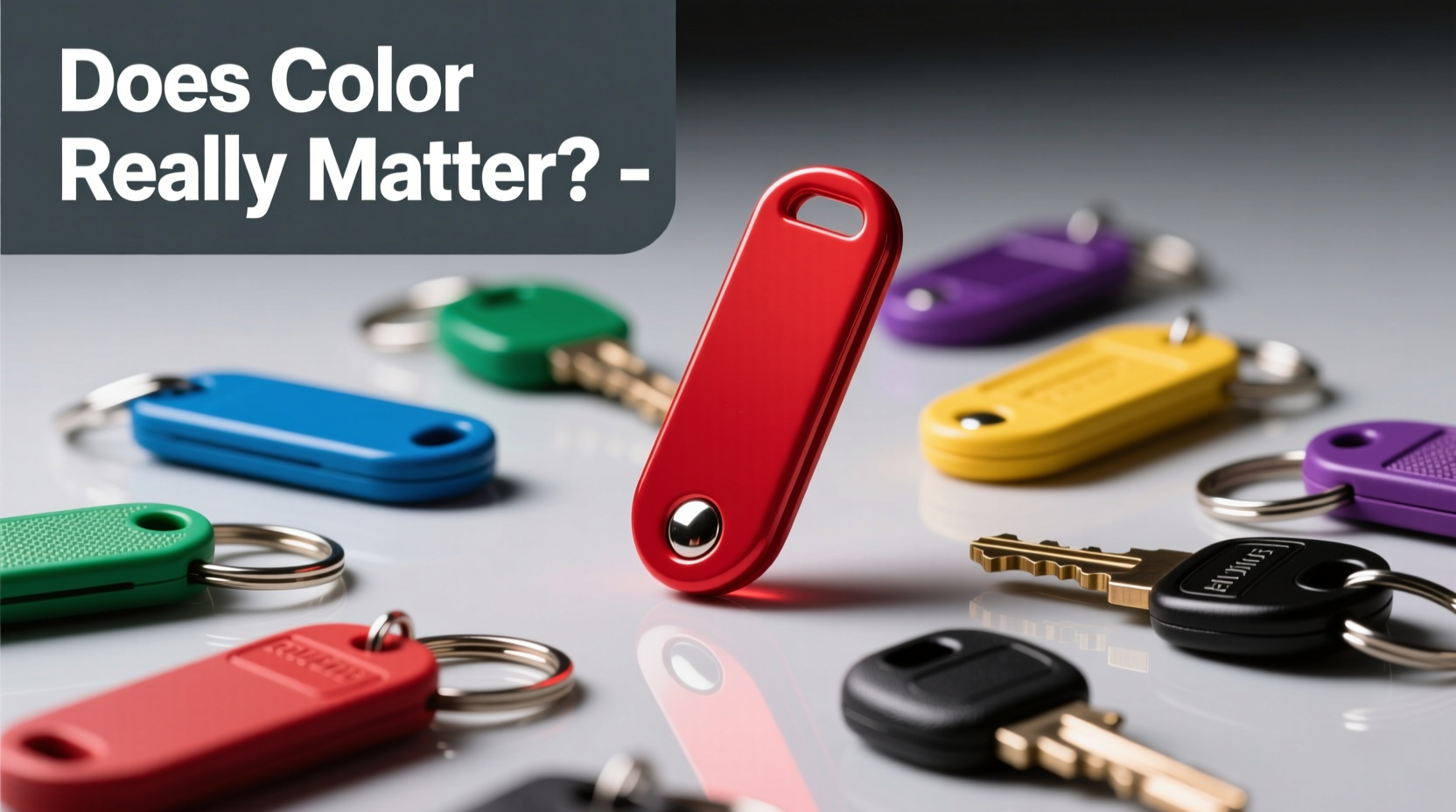 red keychain vs other colors does the color really matter