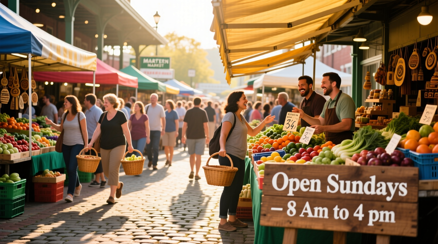 is eastern market open on sundays