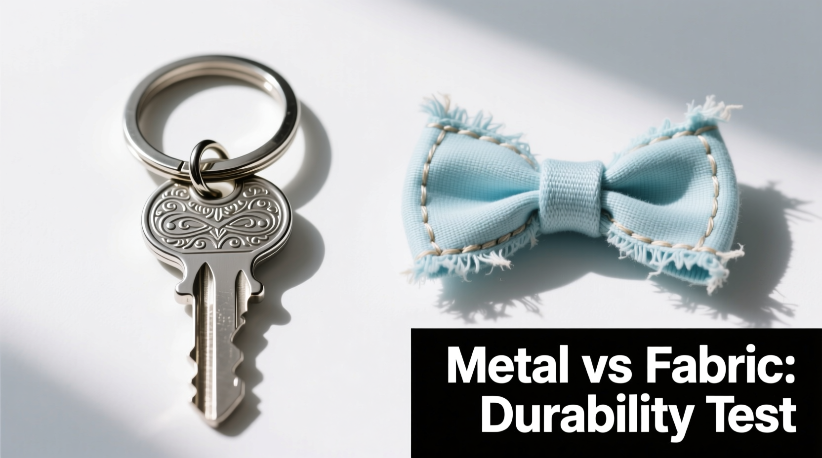 metal bow keychain vs fabric bow keychain which lasts longer