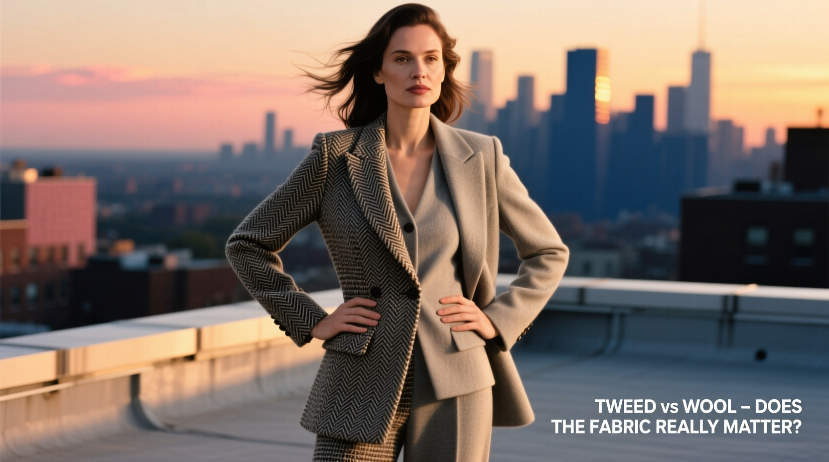 tweed vs wool two piece set does the fabric really matter for comfort style