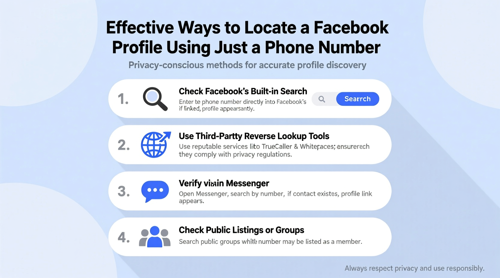 effective ways to locate a facebook profile using just a phone number