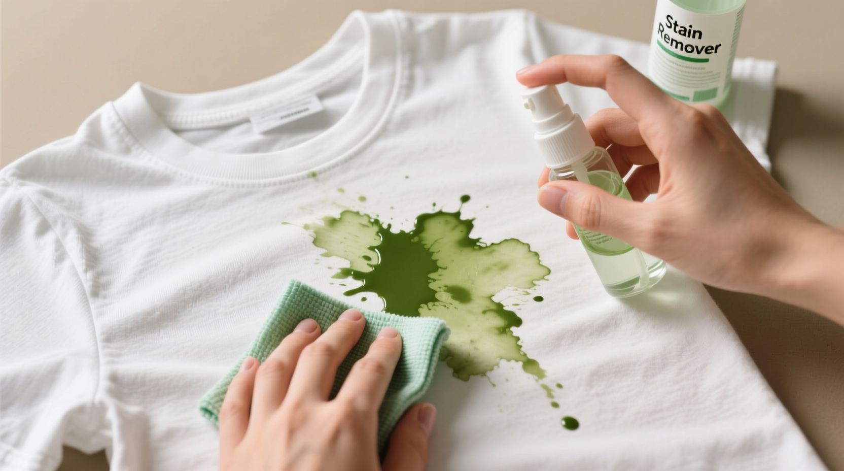 how to get matcha stains out of fabric