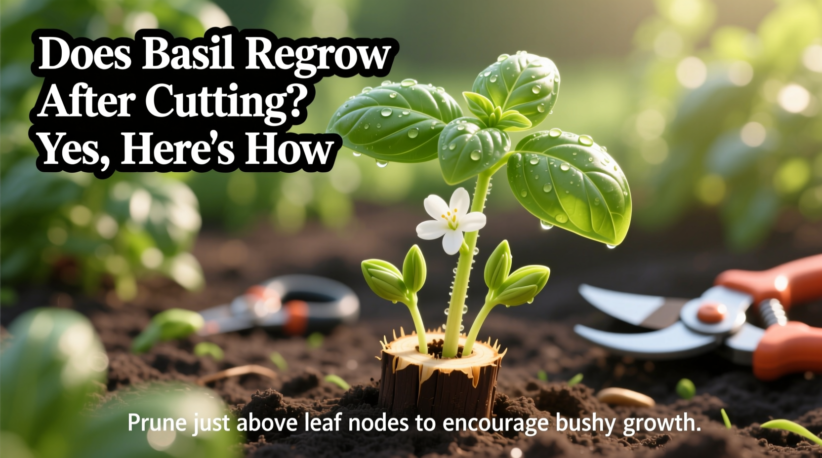 does basil regrow