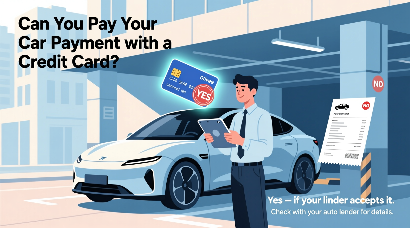 can i make a car payment with my credit card